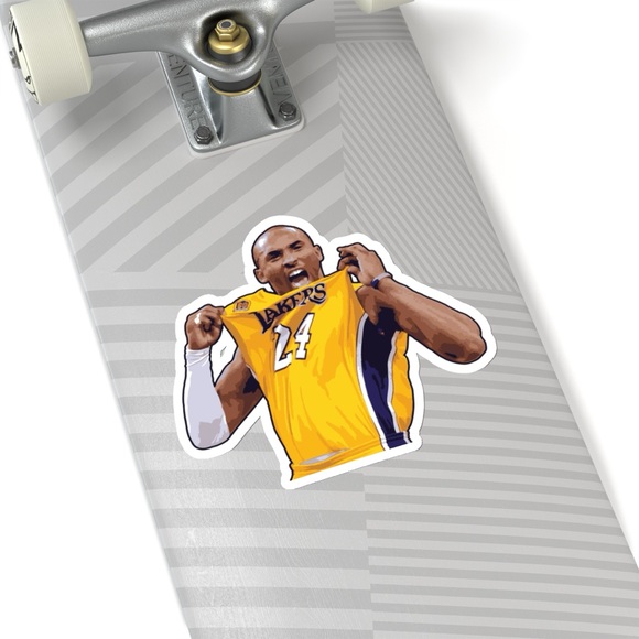 Kobe Bryant Sticker La Lakers NBA Decal Phone Decal Laptop Sticker Mamba 24 - Picture 3 of 3